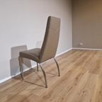 4X Design Eetkamerstoelen - Taupe - Leder thumbnail 11