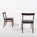 Pair Of Ole Wanscher Dinning Chairs ‘Rungstedlund’ By Poul Jeppesen Møbelfabrik, 1950’S Denmark thumbnail 5