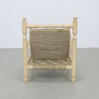 Vintage Fauteuil Low Rope Chair 1970 thumbnail 5