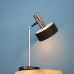 Prachtige Mid Century Tafellamp In Zwart En Chroom - Italie Jaren 60 - Design Bureaulamp thumbnail 5