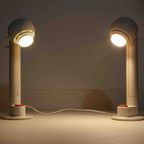 Vintage Set Van Space Age Osram Bureau / Tafellampen thumbnail 3