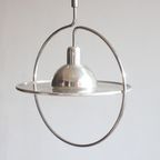 Silver Saturn Ceiling Lamp, Space Age 1970S thumbnail 5