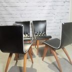 Swing Dining Chairs By G.J. Van Os For Van Os Culemborg, 1950’S thumbnail 8