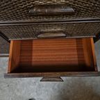 Vintage Dressoir Bamboe Kast Boho Wandkast Dressoirtje thumbnail 7