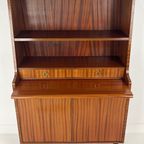 Scandinavisch Vintage Teak Fineren Secretaire thumbnail 9