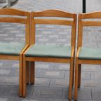 4 Musterring Massief Eikenhouten Stoelen, 1970 thumbnail 15
