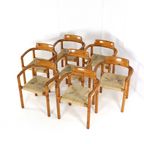 Set 7 Stoelen In Stijl Van Daumelier Vintage thumbnail 13
