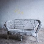 3 Seater +2X1Seater White Rotan Club Chairs thumbnail 8