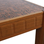 Vintage Salontafel Met Koperen Plaat 'rappestad' thumbnail 11