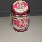 Vintage Olieton-poef thumbnail 2
