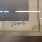 Lithografie 'red Chairs' Door Ole Kurtzau thumbnail 9