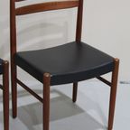 2X Vintage Design Eetkamerstoelen - Carl Ekström Voor Albin Johansson En Söner, Teak | 01275 thumbnail 6