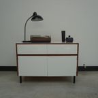 Cabinet With Wood And White Laminate, 1960S thumbnail 5