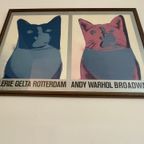 Uniek Affiche Andy Warhol - Delta Gallery Rotterdam - 1984. Unieke Decoratie! thumbnail 4