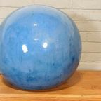 Xl Keramische Decoratieve Bal, Blauw, 39 Cm thumbnail 2