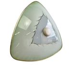 Vintage Glazen Plafondlamp /plafonniere thumbnail 3