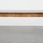 Unieke Antieke Eikenhouten Eettafel Uit Begin 1900 Met Aan Één Kant Een Uitklapbaar Blad thumbnail 9