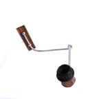 Vintage Verstelbare Wandlamp Fineer/Rvs, Jaren '60/'70 thumbnail 4