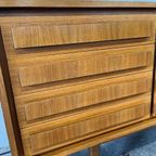 Vintage Xl Houten Dressoir / Buffetkast / Commode thumbnail 12