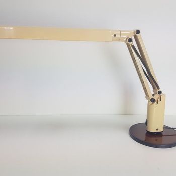 Lampe De Bureau Lucifer Vintage Rouge Par Tom Ahlström & Hans Ehrich Pour Fagerhults Suede