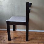 Vintage Set Van 4 Pastoe-Stijl Stoelen, Opnieuw Bekleed thumbnail 8