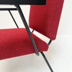 Opnieuw Gestoffeerde Gispen 1401 Fauteuil Van Wim Rietveld thumbnail 3