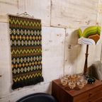 Zweeds Vintage Wollen Wandkleedje Wandkleed Muurkleed thumbnail 4