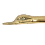 Messing Opvliegende Ganzen Mid Century Muurdecoratie Vogels thumbnail 6