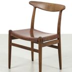 Set Van 6 Eiken Hans Wegner Stoelen 68172/7 thumbnail 4