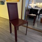 4 Designer Leather Chairs - De Couro Brazil 1980s thumbnail 4