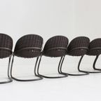 Vintage Eetkamer Stoelen Gastone Rinaldi Voor Thema Italy, Jaren 70, Set Van 6 thumbnail 8