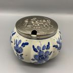 Vintage Delft'S Confituur Pot Met Deksel thumbnail 3