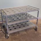 Vintage IKEA Tunsta Trolley Niels Gammelgaard Audiomeubel thumbnail 4