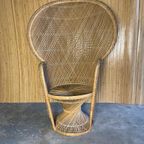 Vintage Rattan Peacock Chair 'Emmanuelle' thumbnail 9