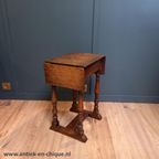 Drop Leaf Jointstool Uit De 18E Eeuw thumbnail 4