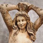 Oud Stenen Tuinbeeld Franse Sculptuur 175 Cm Hoog thumbnail 16