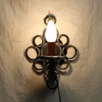 Vintage Brutalist Smeedijzeren Wandlamp,  Jaren'60/'70 thumbnail 6