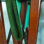 Unieke En Zeldzame Jaren 50 Green Brothers 'foldable' Regisseursstoelen Bridge Tafelset thumbnail 29