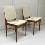 Vintage Eetkamerstoel Zitting Opnieuw Bekleed J`60 thumbnail 4
