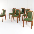 Set 6 Dyrlund Stoelen 'Marialinden' Vintage New Upholstery thumbnail 7