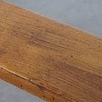 Tijdloze Franse Brocante Hal Bank/ Bankje Voor Aan De Eettafel Met Een Geweldige Uitstraling thumbnail 10