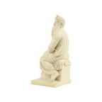 Moses Michelangelo Vintage Beeld Sculptuur Albast Resine 27Cm thumbnail 3