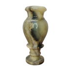 Unieke Vintage Onyx Marmeren Vaas thumbnail 5