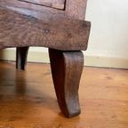Oud Hollandse Eiken Ladenkast Commode Shabby Chic thumbnail 4