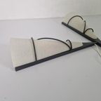 Een Paar Wandlampen Design Metaal Glas. thumbnail 4