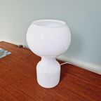 Tahiti-Lamp In Witte Opaline, Philips, 1960 thumbnail 3