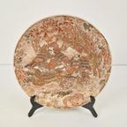 Antiek Japans Satsuma Bord Authentiek 1900 Krijgers Schaal thumbnail 16