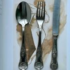 Vintage Silver Cutlery Sets With Shell Handles thumbnail 4