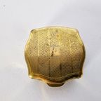 Stratton Of London - Made In England - Pillendoosje - Goudkleurig - 60'S thumbnail 4