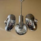 Lamp Jaren 70 Space Age Spoetnik Verchroomd Frans thumbnail 3